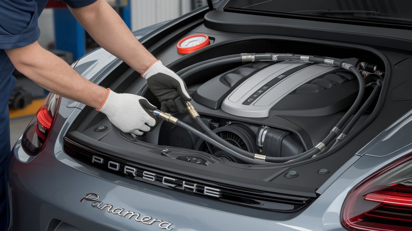 Car AC repair Porsche