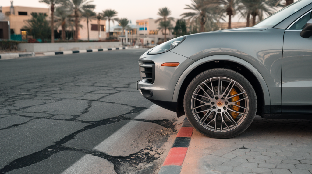 Porsche parts damage